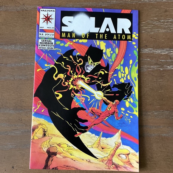 Original Solar Man of the Atom Valiant Comic Book - Picture 2 of 8